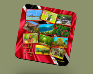 Corkback Coaster (Architechture) Trinidad & Tobago Mixed Images