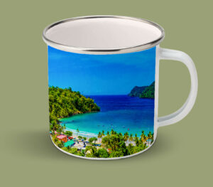Enamel Mugs 17oz ( Seascape ) Maracas Bay