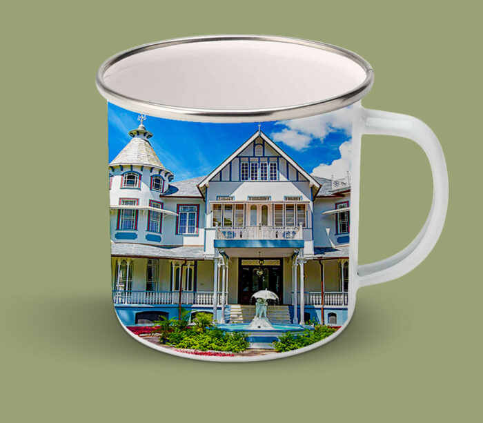 Enamel Mugs 17oz ( Mag 7 ) Mille Fleurs
