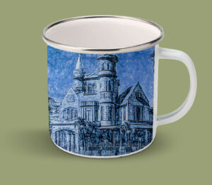 Enamel Mugs 17oz ( Digital Art ) Stollmeyer's Castle