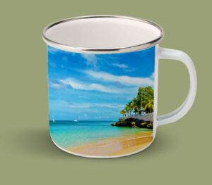 Enamel Mugs 17oz ( Tobago ) Store Bay 2