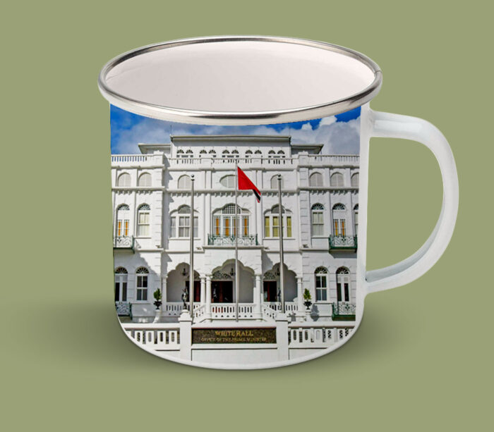 Enamel Mugs 17oz ( Mag 7 ) White Hall