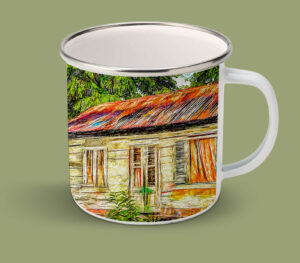 Enamel Mugs 17oz ( Digital Art ) St. James House
