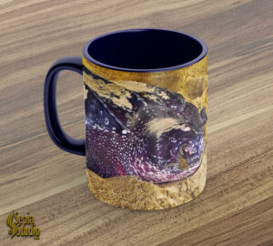 Ceramic Mug 11oz ( Grand Riviere ) Leatherback Turtle