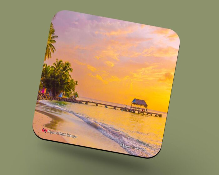 Corkback Coaster (Tobago) Pigeon Point Sunset