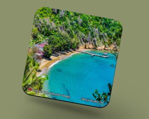 Corkback Coaster (Tobago) Batteaux Bay Speyside