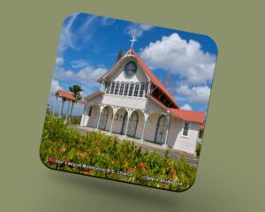 Corkback Coaster (Architechture) Our Lady of Montserrat RC Church