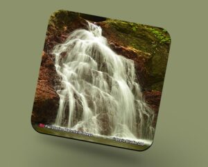 Corkback Coaster (Waterfall) Parlatuvier Waterfall Tobago