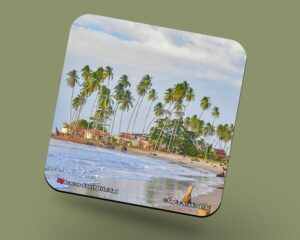 Corkback Coaster (Seascape) Icacos Beach