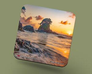 Corkback Coaster (Seascape) Rampanalgas Sunrise