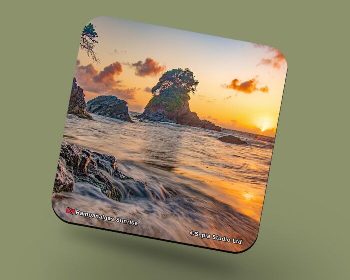 Corkback Coaster (Seascape) Rampanalgas Sunrise