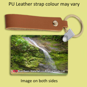 Key Ring Metal Blue Basin (Waterfall)