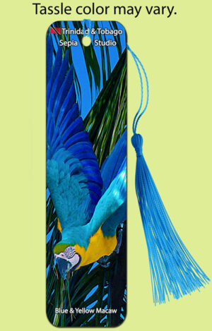 Bookmark Metal Blue & Yellow Macaw (Birds)