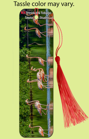 Bookmark Metal Flamingos (Birds)