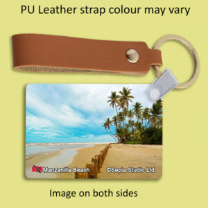 Key Ring Metal Manzanilla Beach