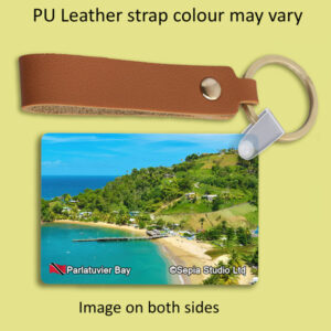 Key Ring Metal Parlatuvier Bay (Tobago)