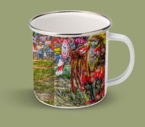 Enamel Mugs 17oz (Digital Art) Pierrot Grenade, Fancy Sailor, Fancy Indian