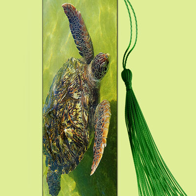 Bookmark Metal (Turtles) Green Turtle