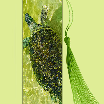 Bookmark Metal (Turtles) Green Turtle