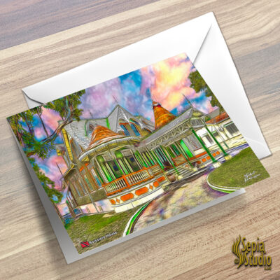 Greeting Cards 5" x 7" (Digital Art) Boissiere House