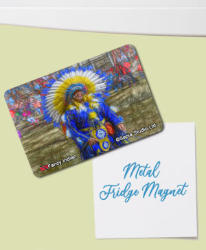 Fridge Magnet (Digital Art) Fancy Indian