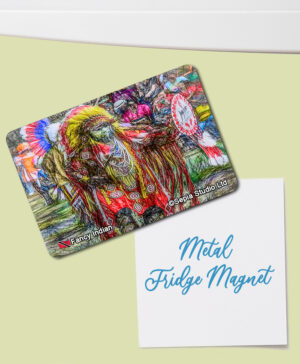 Fridge Magnet (Digital Art) Fancy Indian