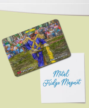 Fridge Magnet (Digital Art) Fancy Sailor