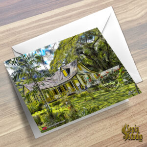 Greeting Cards 5" x 7" (Digital Art) Lopinot Great House