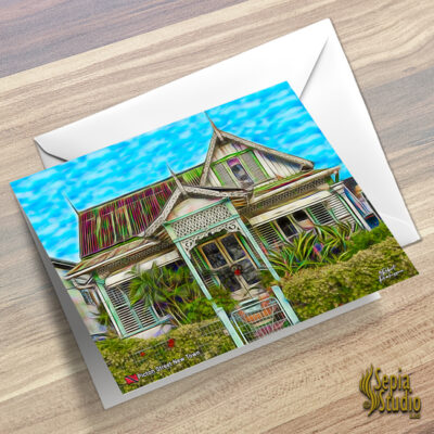 Greeting Cards 5" x 7" (Digital Art) Picton Street House