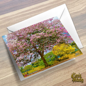 Greeting Cards 5" x 7" (Poui) Pink Poui