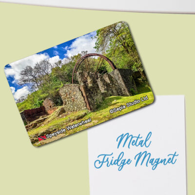 Fridge Magnet (Tobago) Speyside Waterwheel