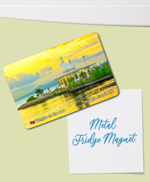 Fridge Magnet (Seascape) Temple on the sea