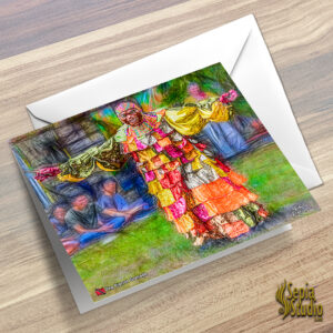 Greeting Cards 5" x 7" (Digital Art) Pierrot Grenade