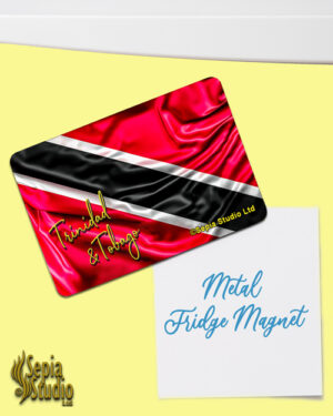 Fridge Magnet- Metal (Trinidad & Tobago) Trinidad & Tobago