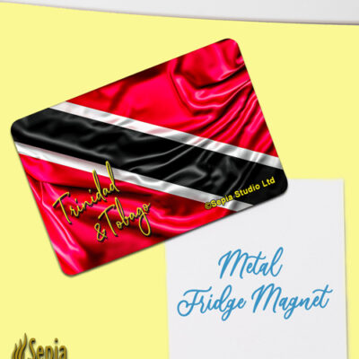 Fridge Magnet- Metal (Trinidad & Tobago) Trinidad & Tobago