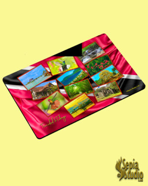 Rubber Placemat (Trinidad & Tobago) Trinidad & Tobago Mixed Images