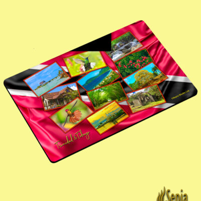 Rubber Placemat (Trinidad & Tobago) Trinidad & Tobago Mixed Images