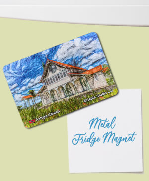 Fridge Magnet (Digital Art) Tortuga Church