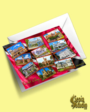 Greeting Cards 5" x 7" (Trinidad & Tobago) Trinidad and Tobago Architecture
