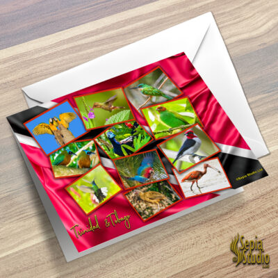 Greeting Cards 5" x 7" (Trinidad & Tobago)) Trinidad & Tobago Birds