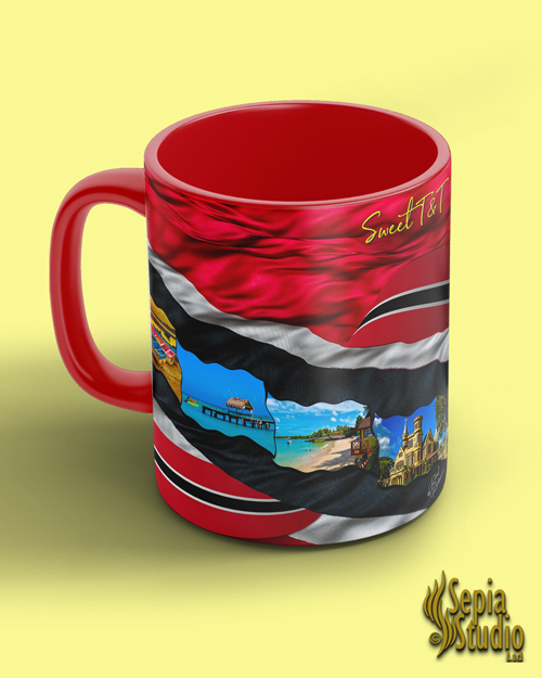 11oz Ceramic Mug (Trinidad & Tobago) Trinidad & Tobago Mixed Images