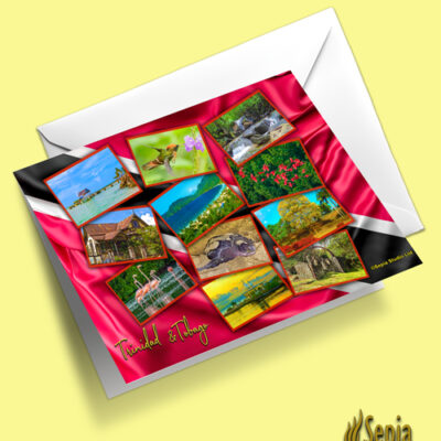 Greeting Cards 5" x 7" (Trinidad  & Tobago) Trinidad and Tobago Mixed Images