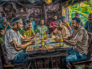 Jigsaw Puzzle (252pcs) Digital Art All Fours