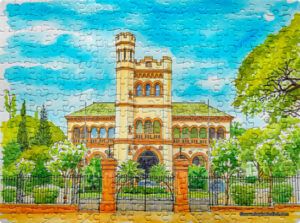 Jigsaw Puzzle (252pcs) Watercolor Archbishop House