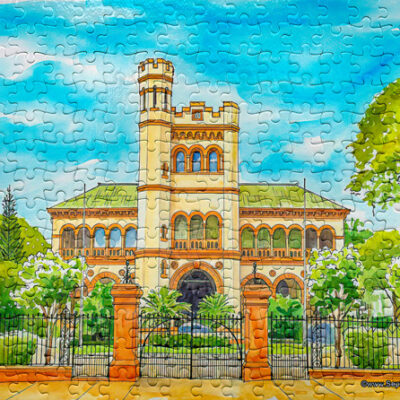 Jigsaw Puzzle (252pcs) Watercolor Archbishop House