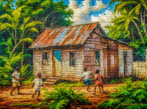 Jigsaw Puzzle (252pcs) Digital Art Backyard Fun