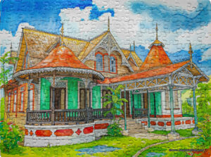 Jigsaw Puzzle (252pcs) Watercolor Boissiere House