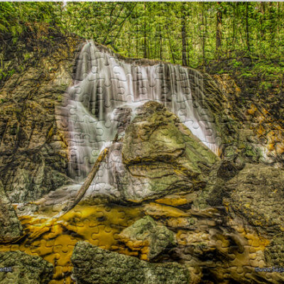 Jigsaw Puzzle (252pcs) Turure Waterfall Trinidad