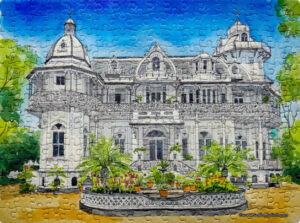 Jigsaw Puzzle (252pcs) Watercolor Roomor (Ambards's House)