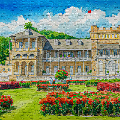 Jigsaw Puzzle (252pcs) Watercolor The President's House